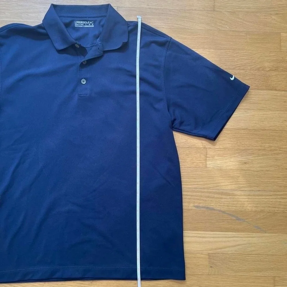 Nike Golf polo shirt in navy blue, Men's Large - Picture 3 of 7